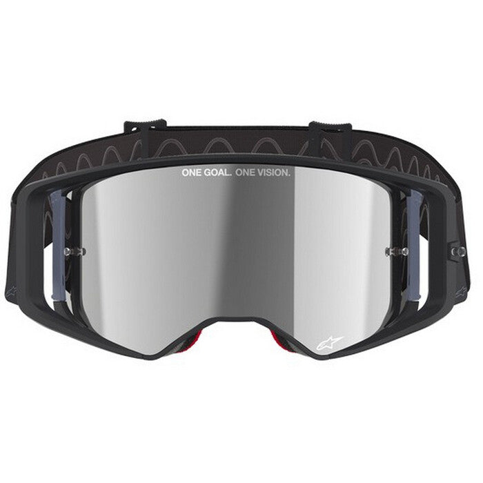 Alpinestars Supertech Corp Goggles - Black Grey Silver Mirror