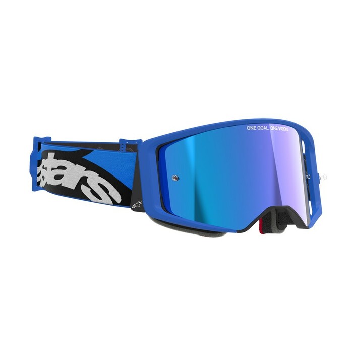Alpinestars Supertech Stream Goggles - Mirror Blue
