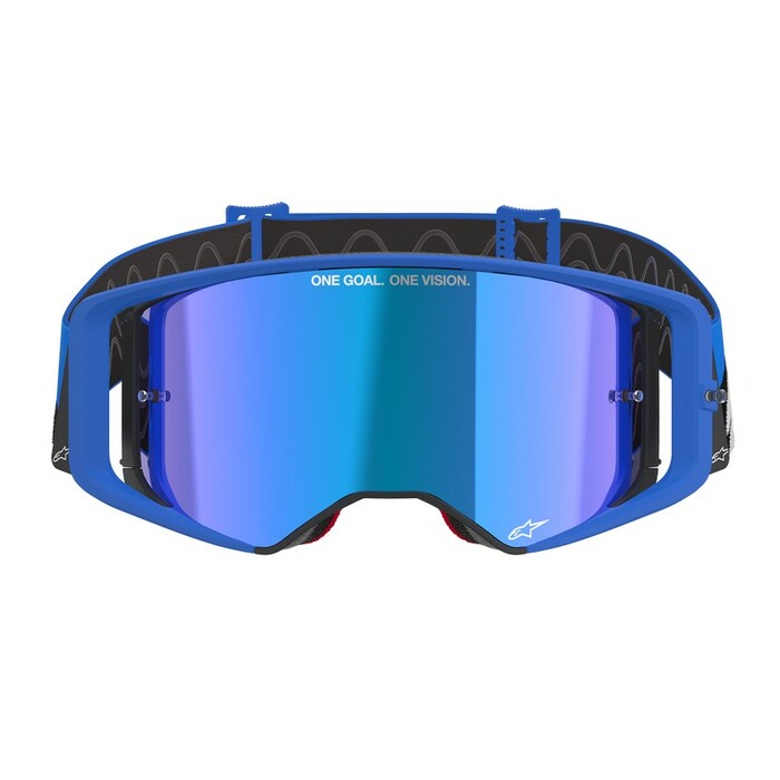 Alpinestars Supertech Stream Goggles - Mirror Blue