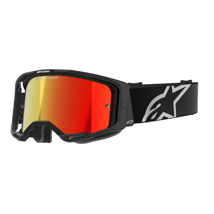 Alpinestars Vision 8 Corp Goggles - Black Red Mirror