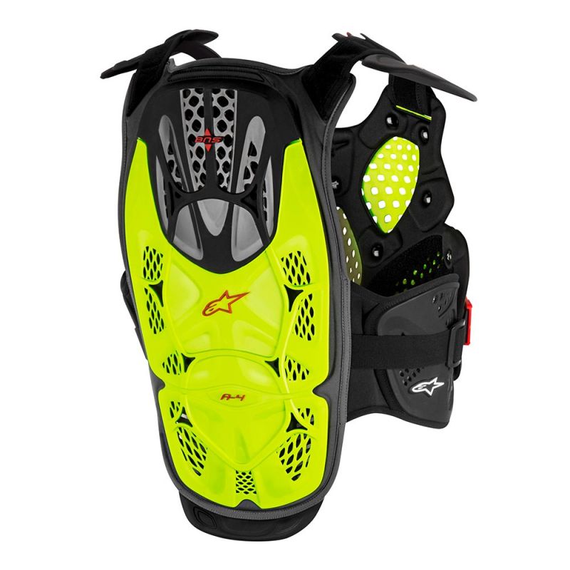 Alpinestars A-4 Chest Protector Fluorescent Yellow