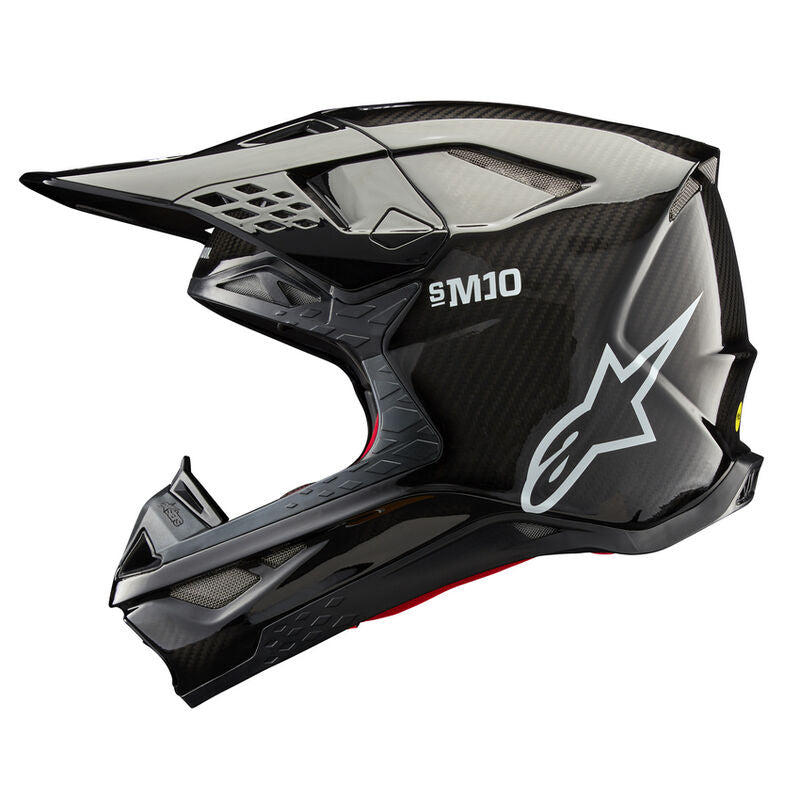 Alpinestars Supertech M10 Solid Helmet - Black