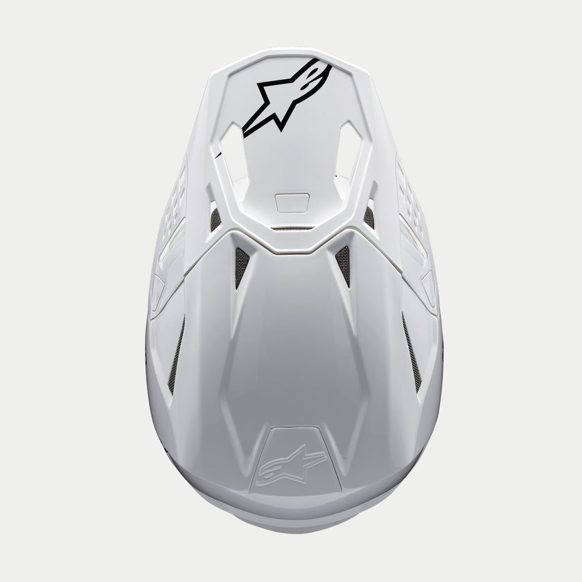 Casco Alpinestars Supertech M10 Solid - Bianco lucido