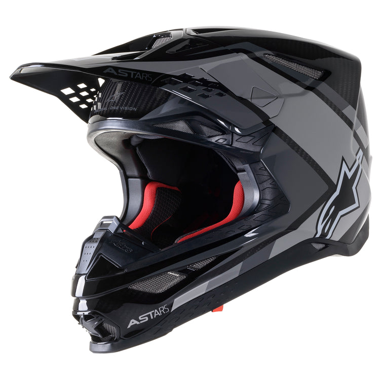 Alpinestars S-M10 CARBON META2 Helmet Visor - Black Grey