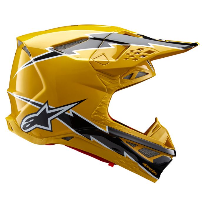 Alpinestars S-M10 Ampress Helmet - Black Yellow