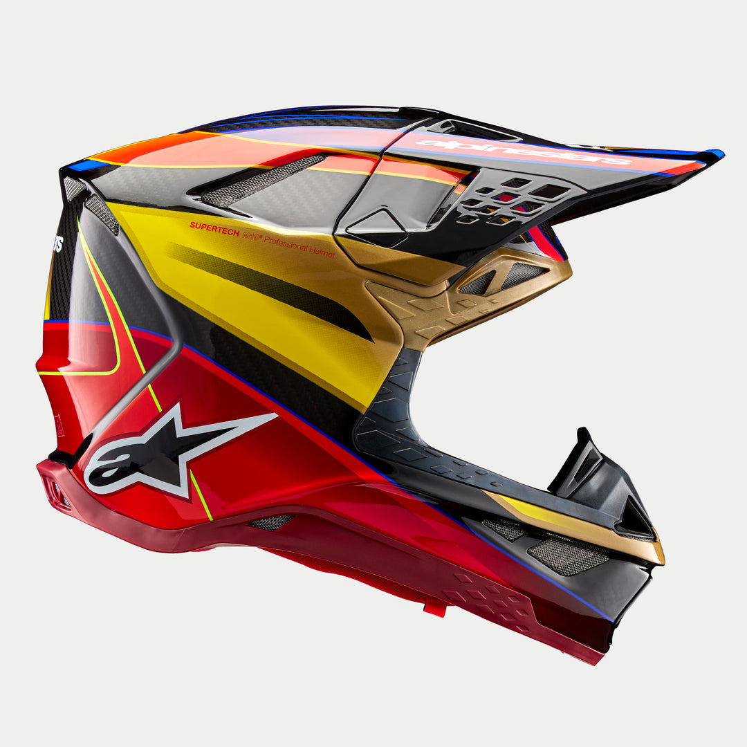 Alpinestars S-M10 ERA Helmet - Gold Red