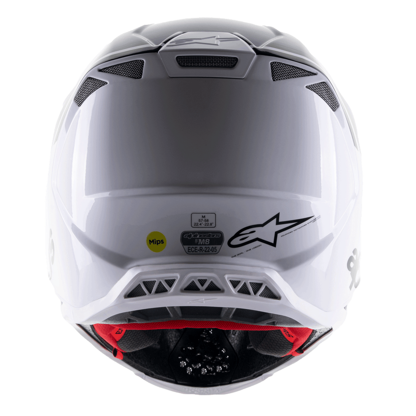 Casco Alpinestars S-M8 Radium 2 - Blu Bianco