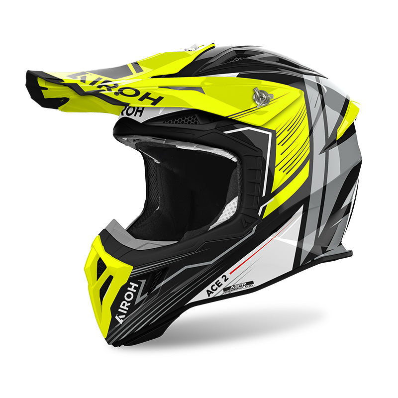 Airoh AVIATOR ACE 2 ENGINE Helmet - Fluo Yellow