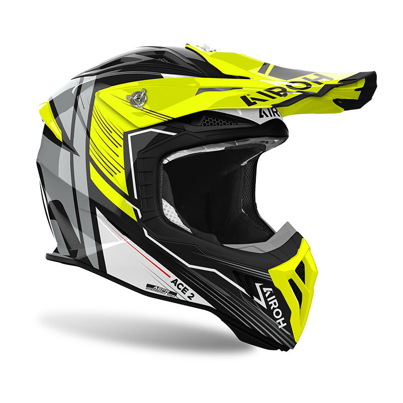 Airoh AVIATOR ACE 2 ENGINE Helmet - Fluo Yellow