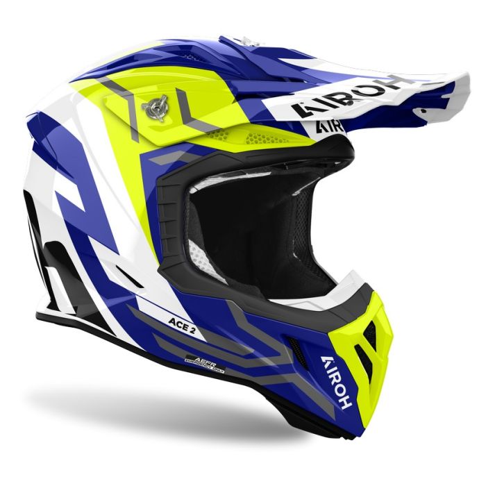 Airoh AVIATOR ACE 2 GROUND helmet - Yellow Gloss