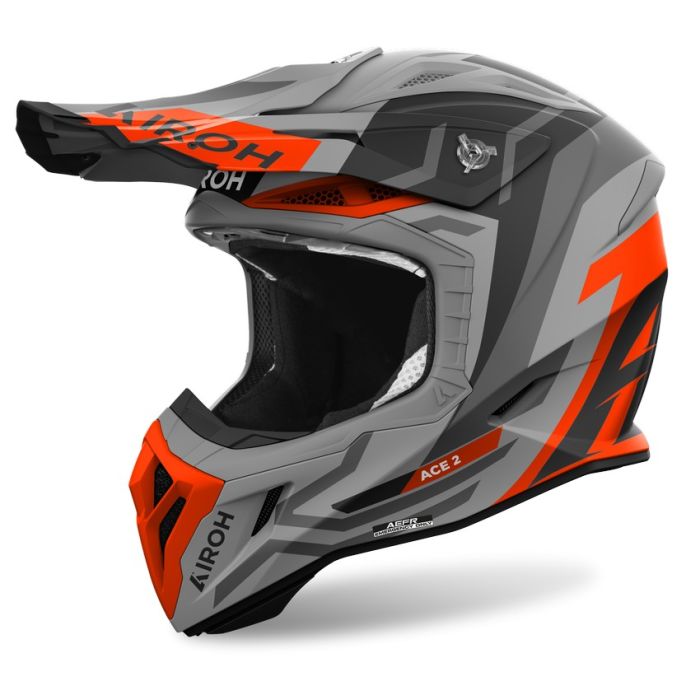 Airoh AVIATOR ACE 2 GROUND helmet - Orange Matt