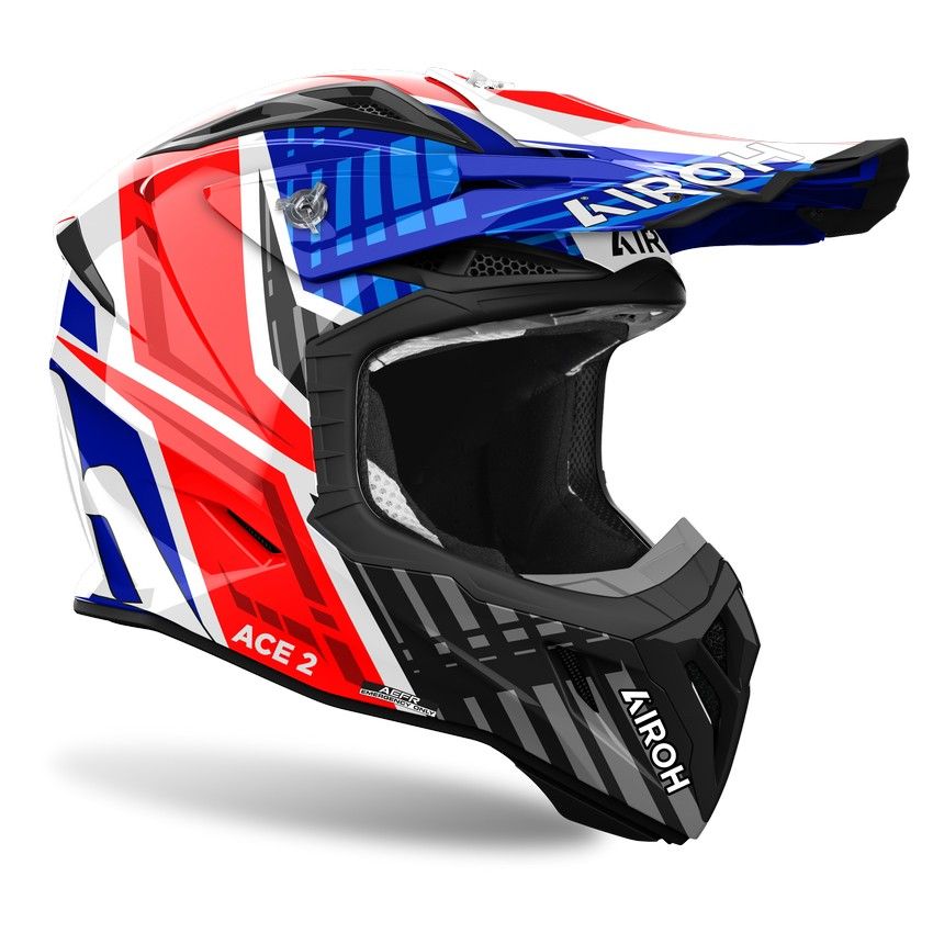 Airoh AVIATOR ACE 2 PROUD Helmet - Blue Red