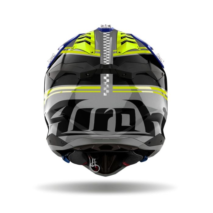 Airoh Aviator 3 HIMA Helmet - Blue Gloss