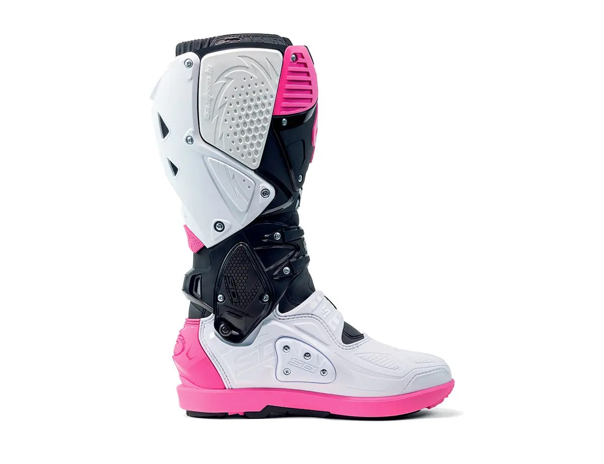 Sidi Crossfire 3 SRS Boots - White Black Pink
