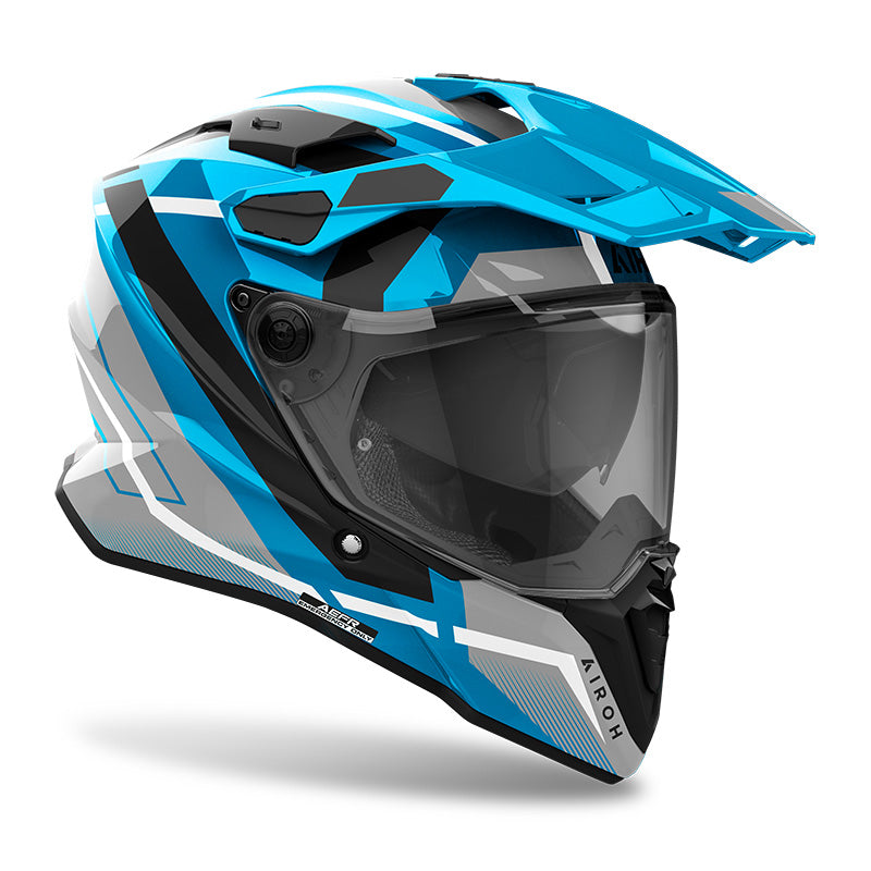 Airoh COMMANDER 2 MAVICK helmet - Cerulean Blue