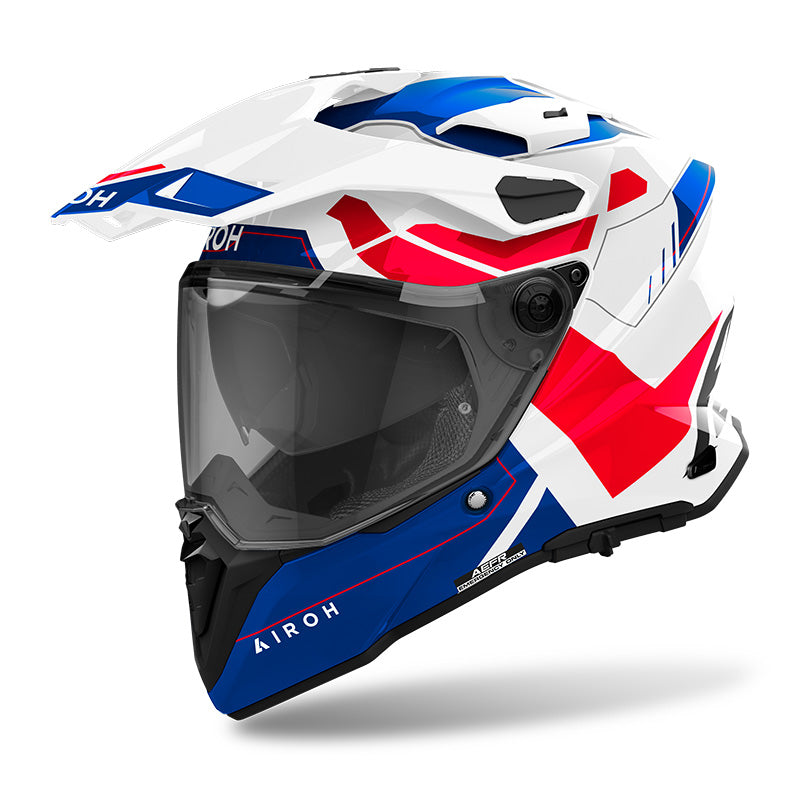 Airoh COMMANDER 2 REVEAL Helmet - Red Blue