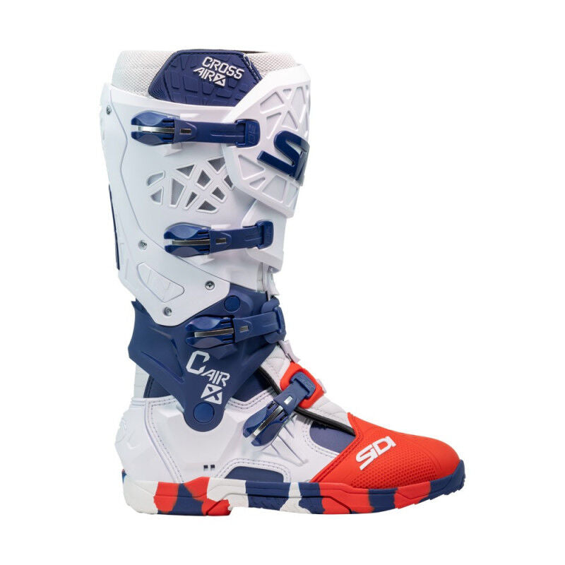 Sidi Crossair X Boots - White Blue Red