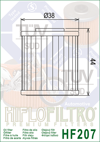 Filtro Olio HIFLO HF207