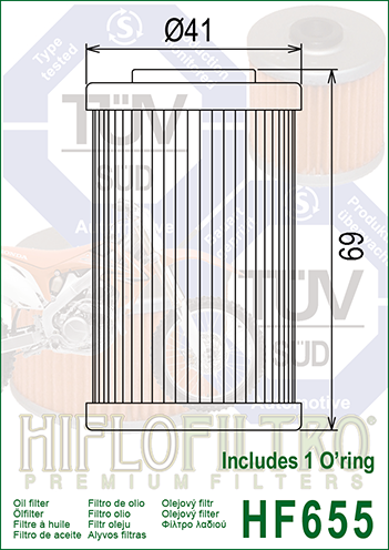 Filtro Olio HIFLO HF655