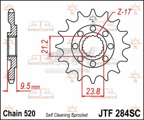 CHT Sprocket - Honda CR 250 500 / CRF 250 450