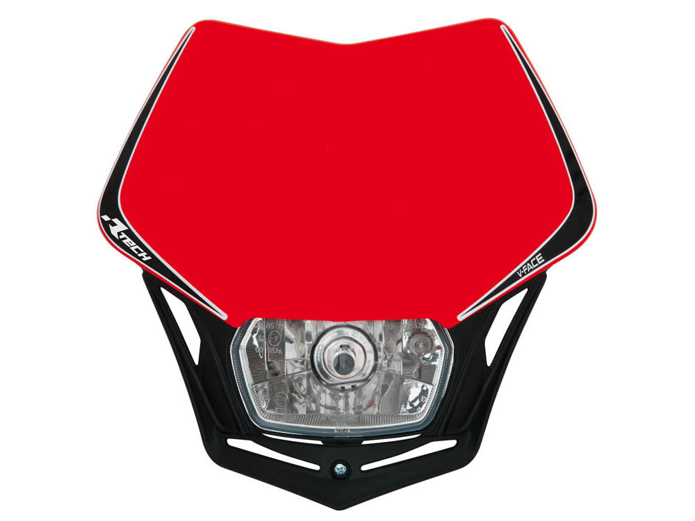 Racetech V-Face Mask - Red