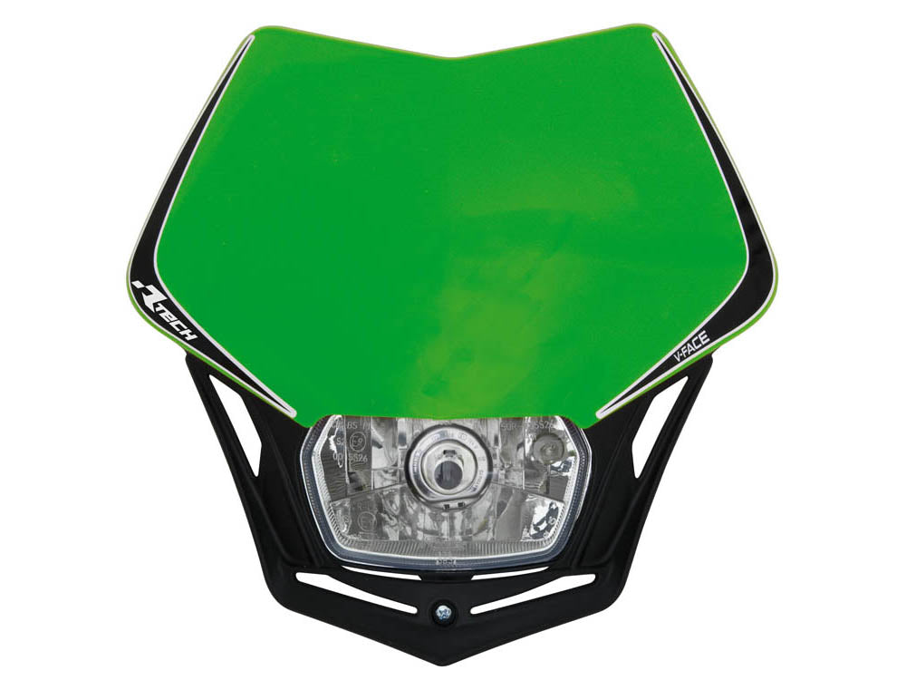 Racetech V-Face Mask - Green