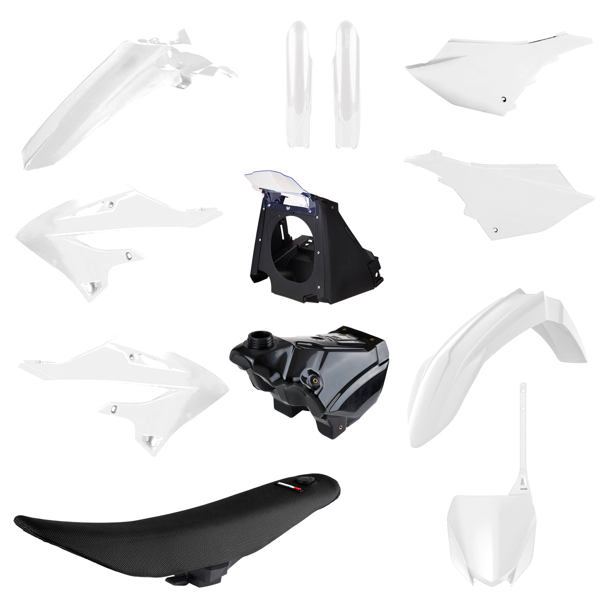 Polisport full kit restyling YZ plastic kit - White