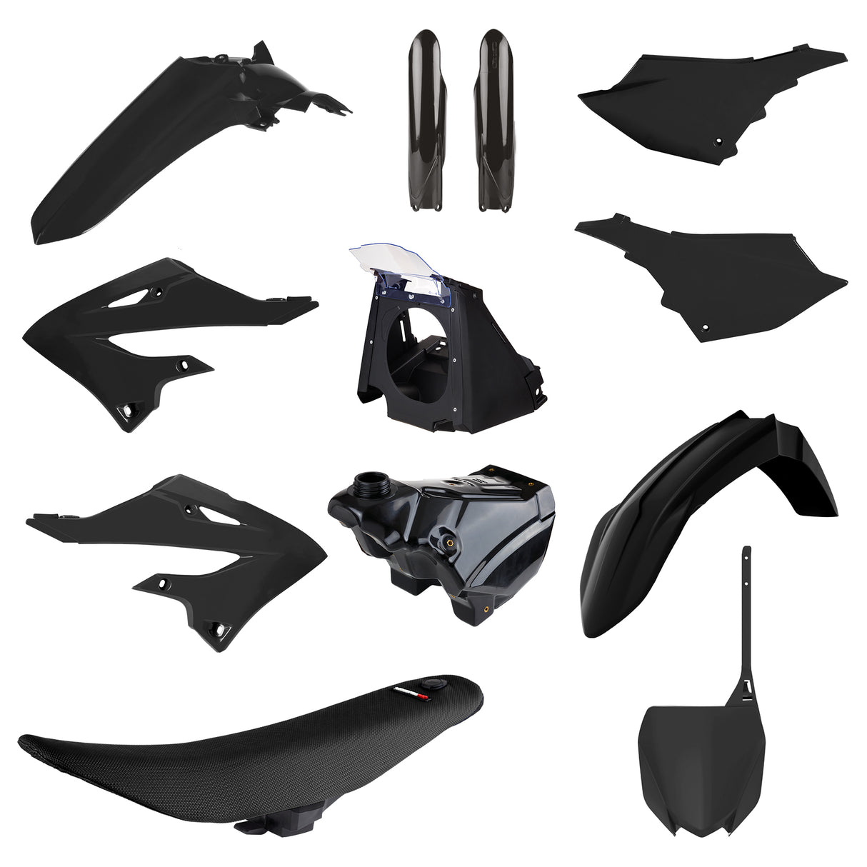 Polisport Full Kit YZ Restyling Plastic Kit - Black