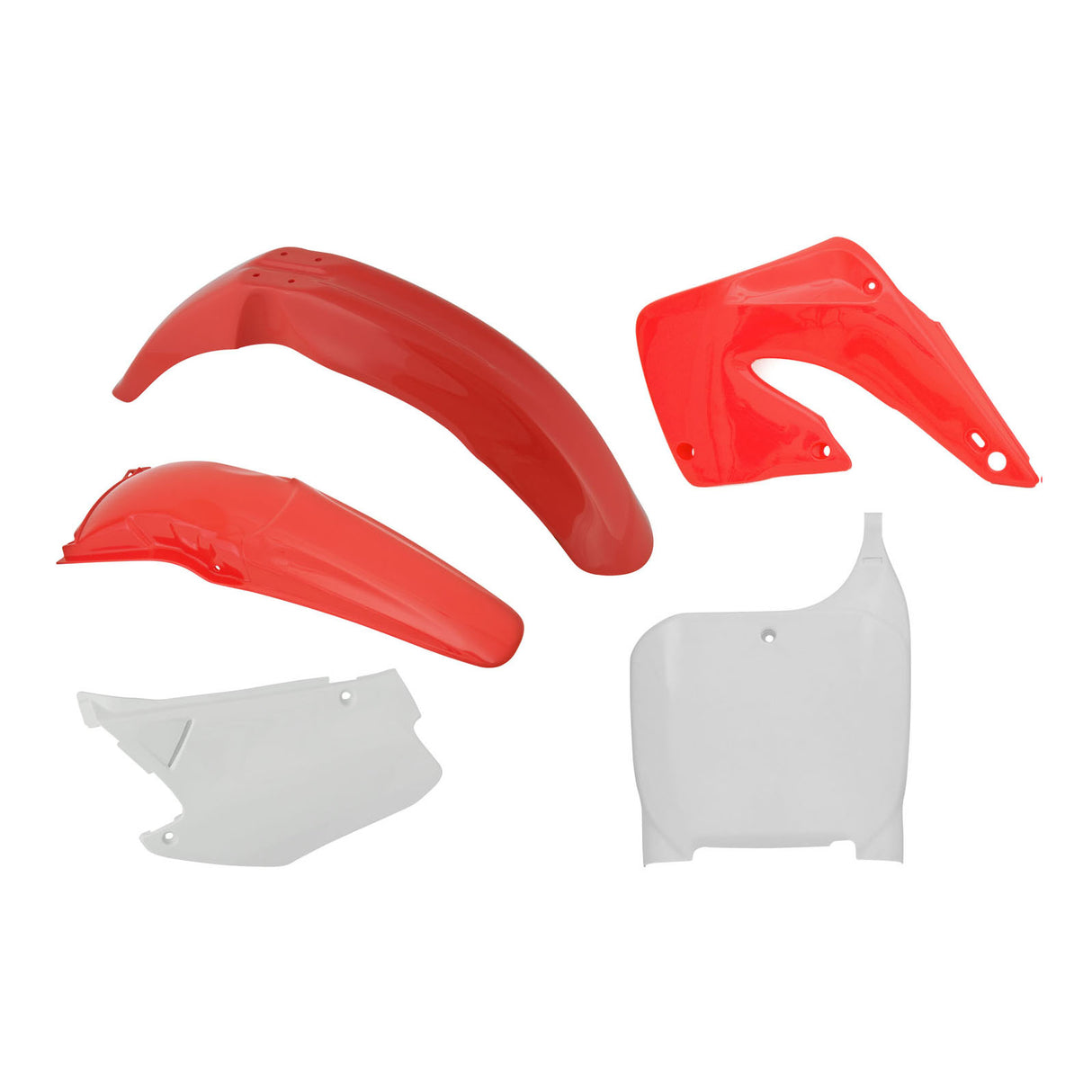 Honda CR 125-250 2000-2001 Plastic Kit - Red White