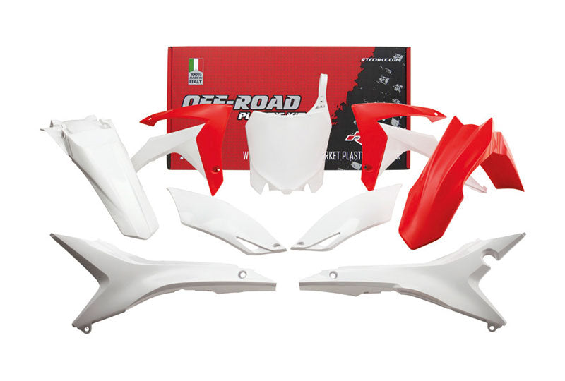 Kit plastiche Honda CRF 250 2014-2017 - CRF 450 2013-2016 - Rosso Bianco
