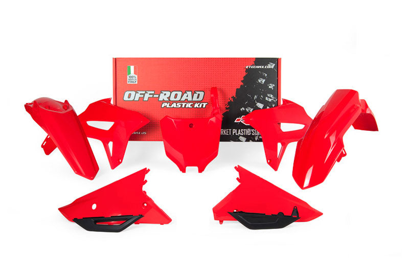 Kit plastiche Honda CRF 250 2022-2024 - CRF 450 2021-2024 - Rosso