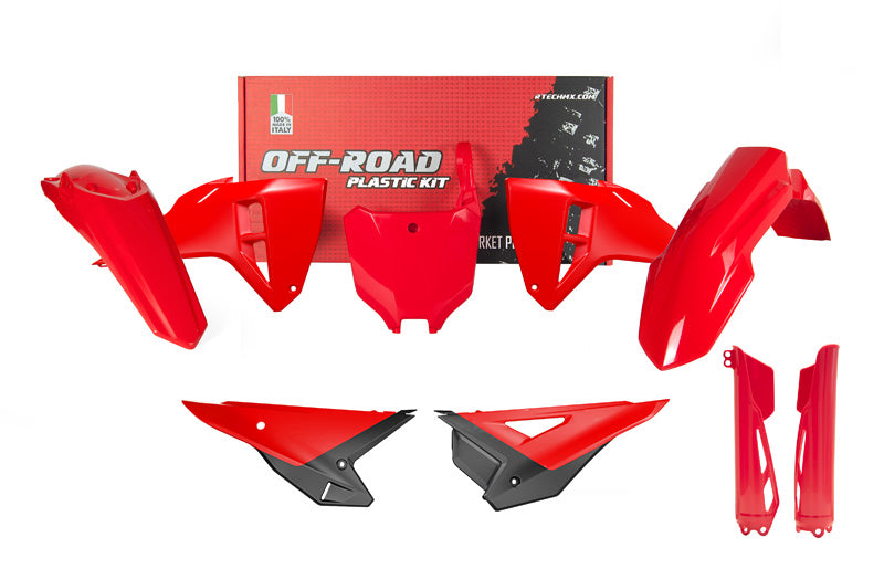 Honda CRF 250-450 2025 Plastic Kit - Red - with Fork Guards