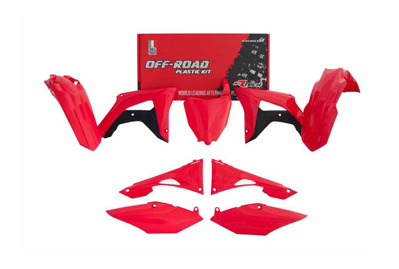Kit plastiche Honda CRF 250 2019-2021 - CRF 450 2019-2020 - Rosso Nero