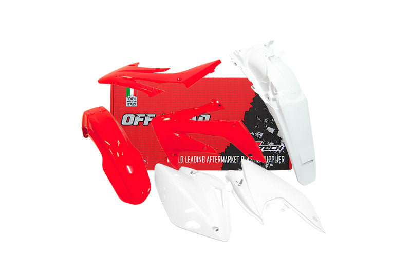 Honda CRFX 250 2004-2019 Plastic Kit - Red White