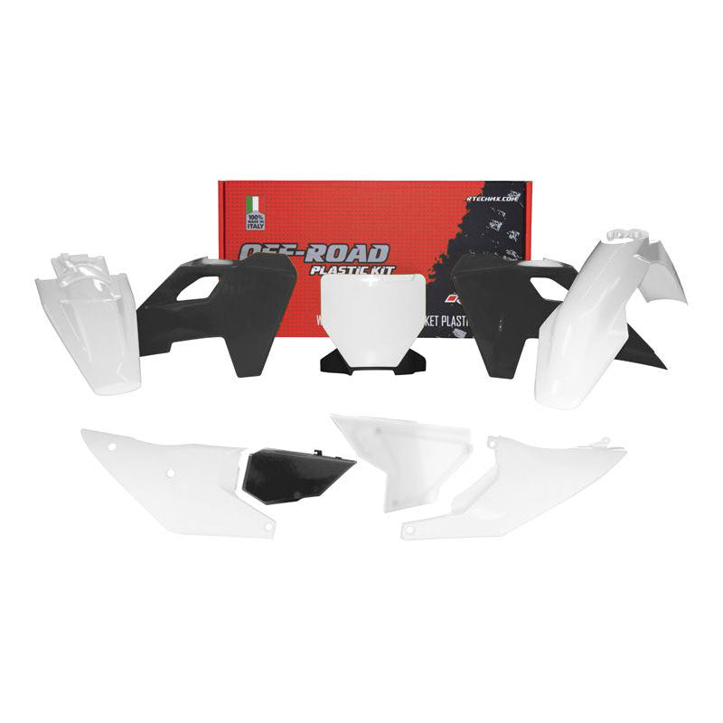 Kit plastiche Husqvarna TC FC TX FX FS 2023-2024 - Bianco Nero