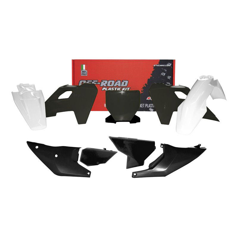 Kit plastiche Husqvarna TC FC TX FX FS 2023-2024 - Nero Bianco