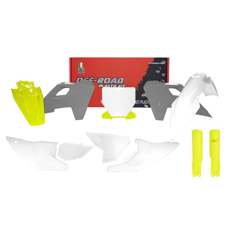 Kit plastiche Husqvarna TC FC TX FX FS 2023-2024 - Bianco Giallo