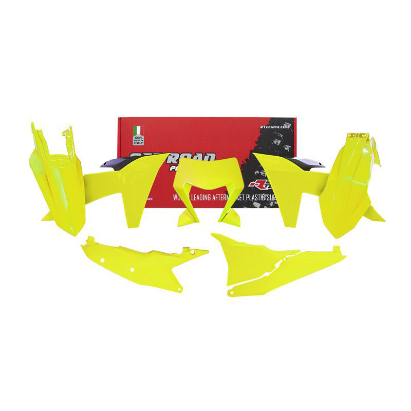 KTM EXC EXCF XC-W 2024 plastic kit - Fluo Yellow