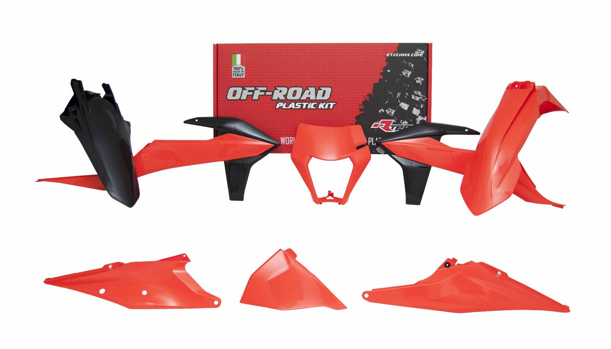 Kit plastiche KTM EXC EXCF XC-W 2020-2023 - Arancione Nero