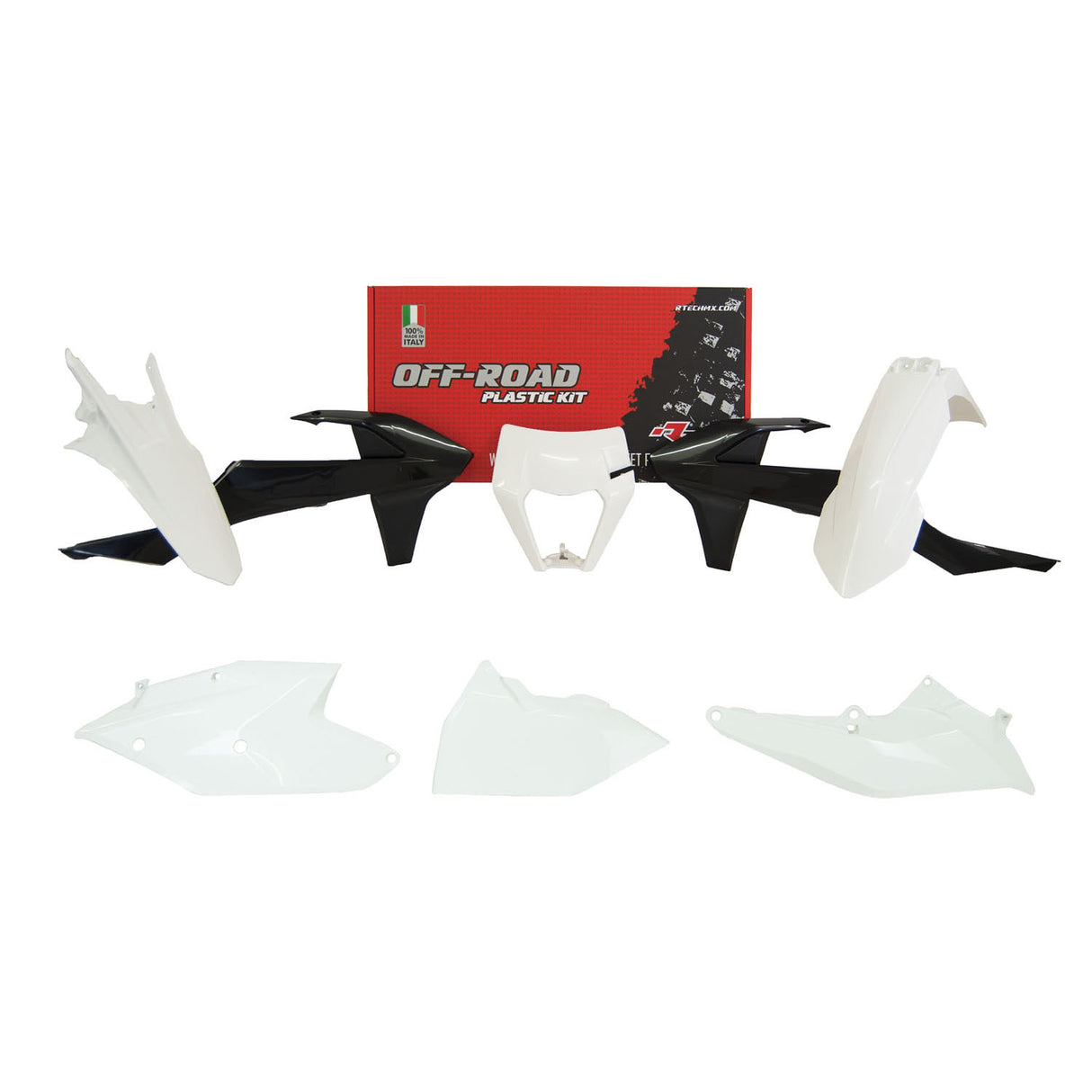 KTM EXC EXCF XC-W 2017-2019 plastic kit - White Six Days '19