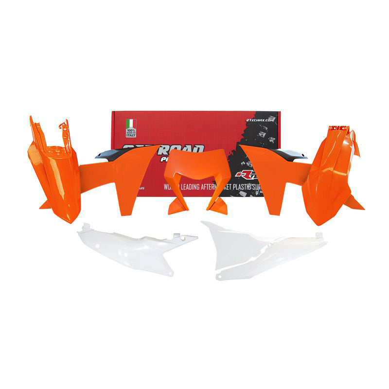 KTM EXC EXCF XC-W 2024 Plastic Kit - Orange White