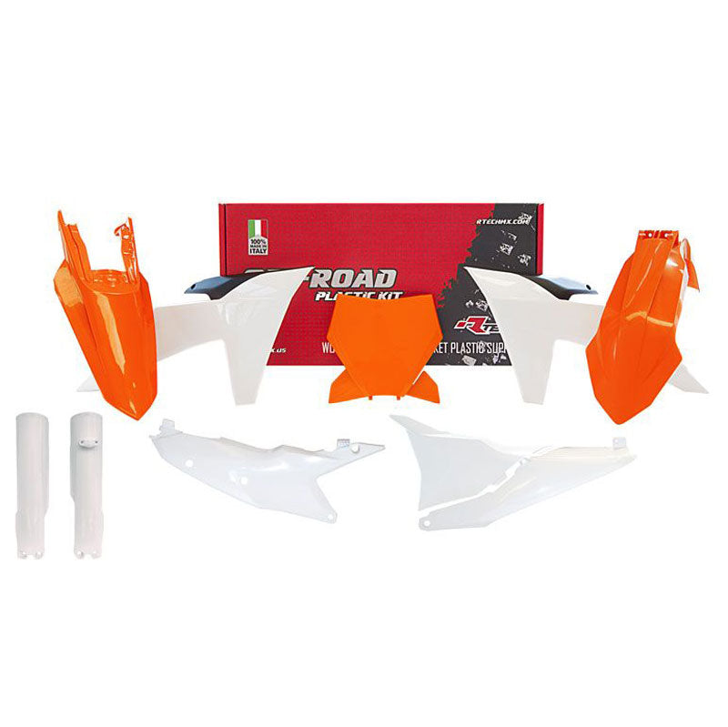 KTM SX SXF XC XCF 2023-2024 plastic kit - OEM '24 - with fork protectors