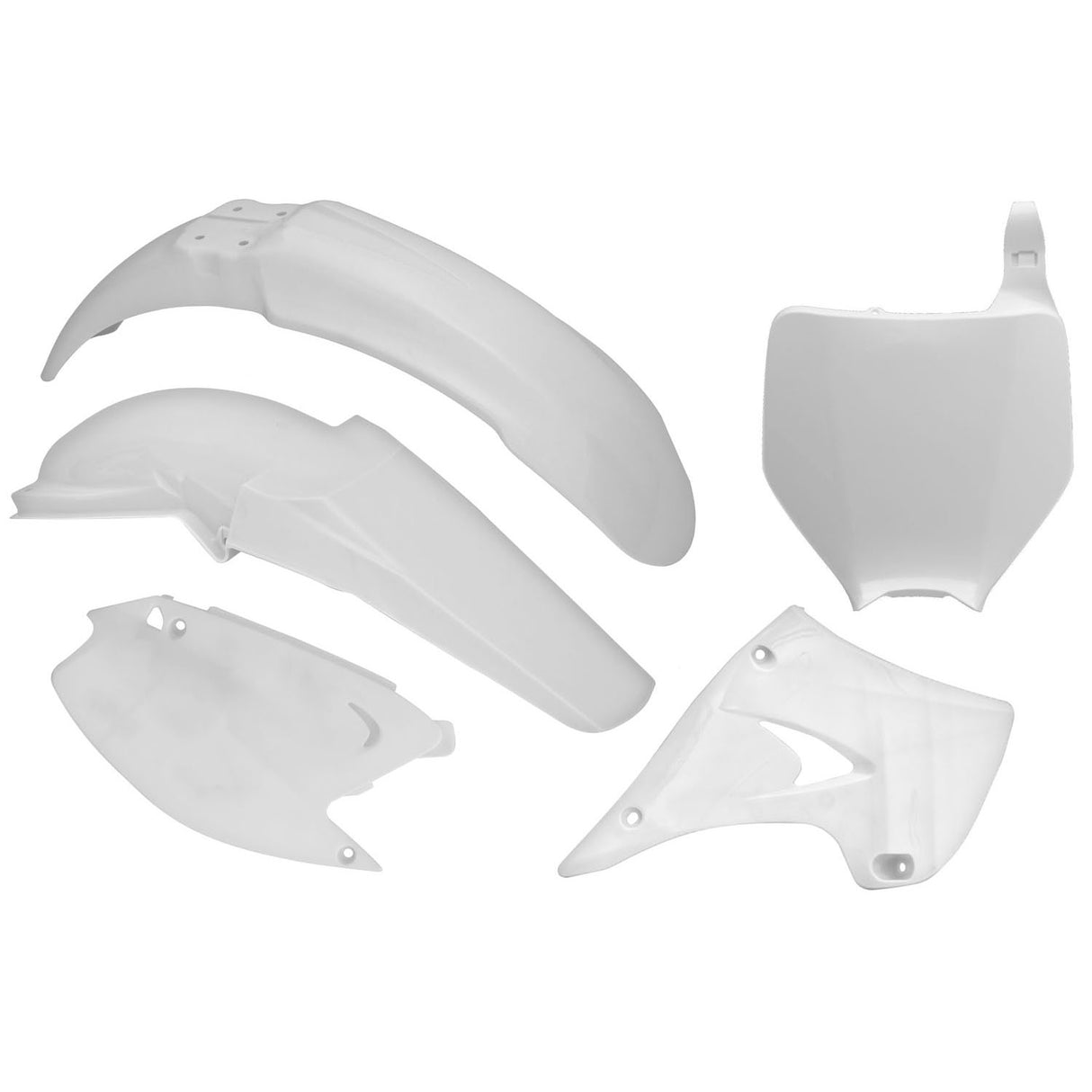 Kit plastiche Kawasaki KX 125-250 2003-2008 - Bianco