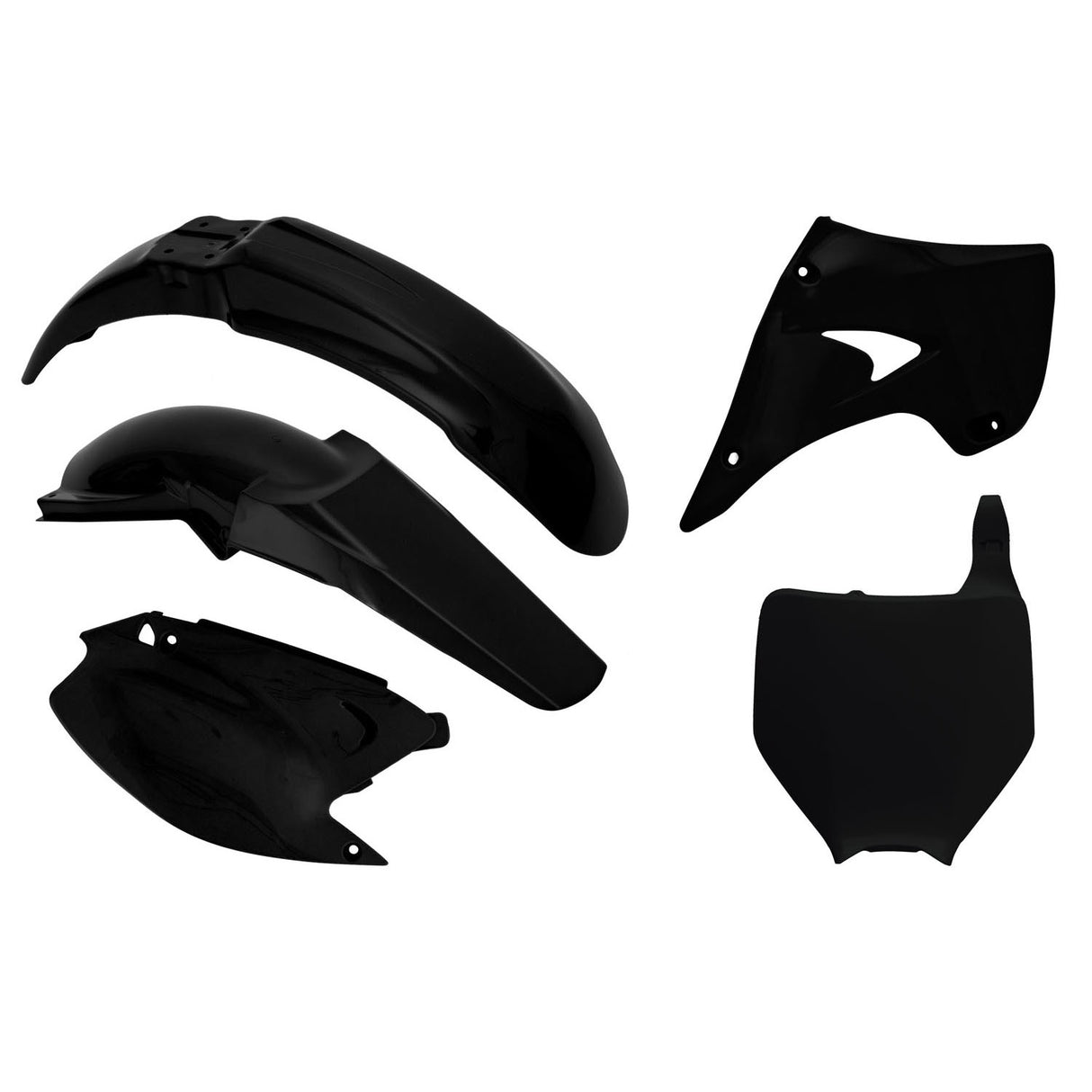 Kit plastiche Kawasaki KX 125-250 2003-2008 - Nero