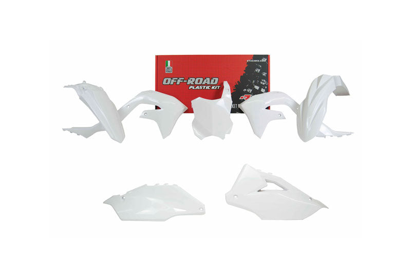 Kit plastiche Kawasaki KXF 250 2021-2024 / KXF 450 2019-2023 - Bianco
