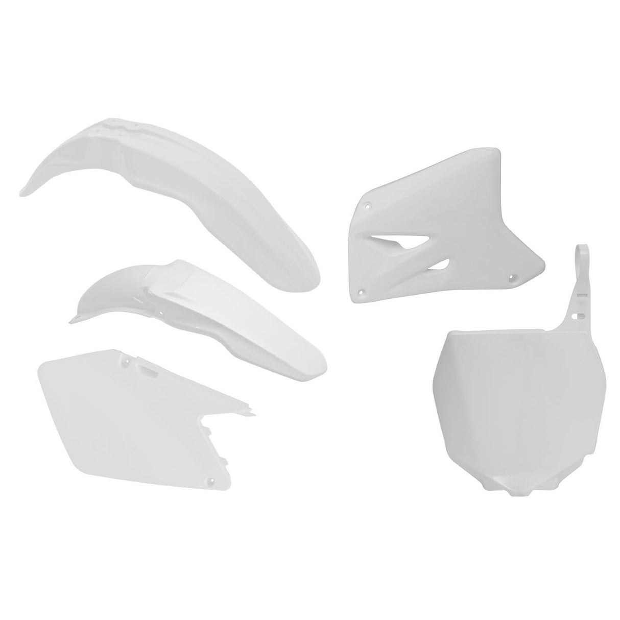 Plastic Kit Suzuki RM 125-250 2001-2012 - White