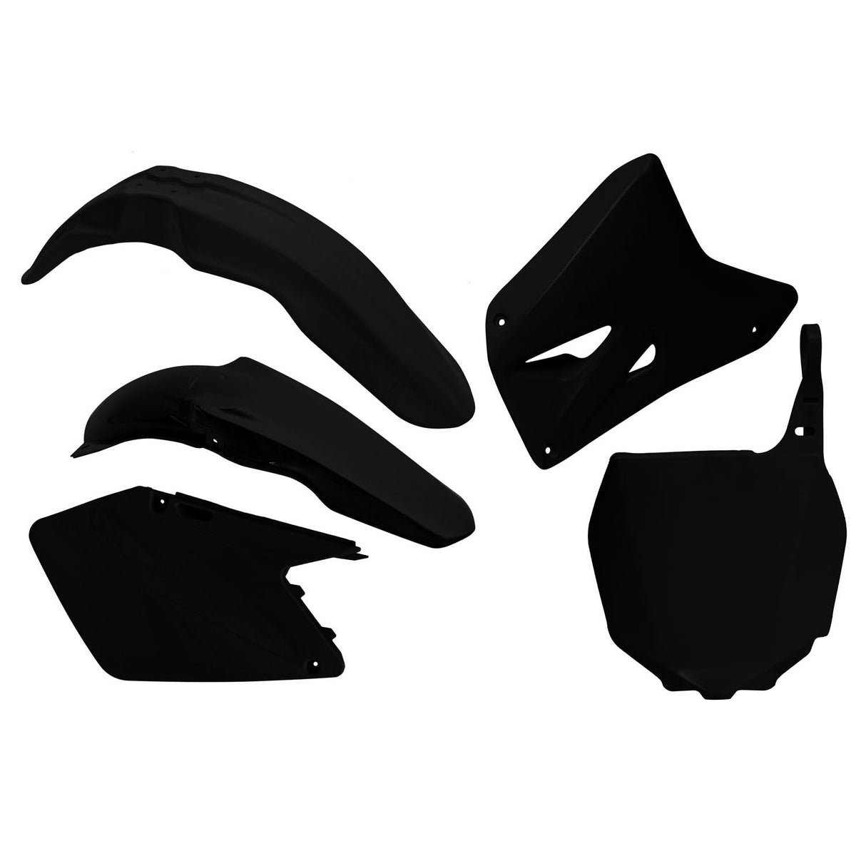 Plastic Kit Suzuki RM 125-250 2001-2012 - Black