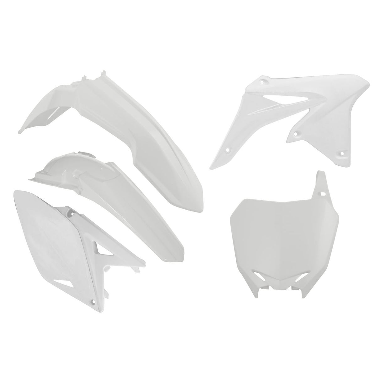 Plastic kit Suzuki RMZ 250 2010-2018 - White