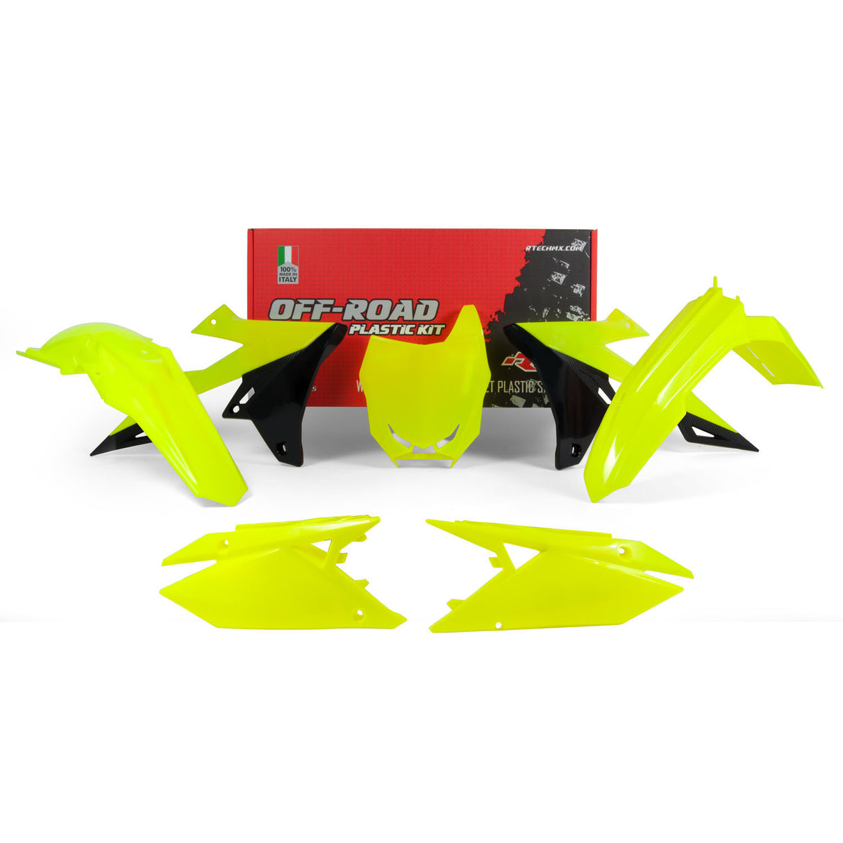 Plastic kit Suzuki RMZ 250-450 2018-2024 - Fluo Yellow