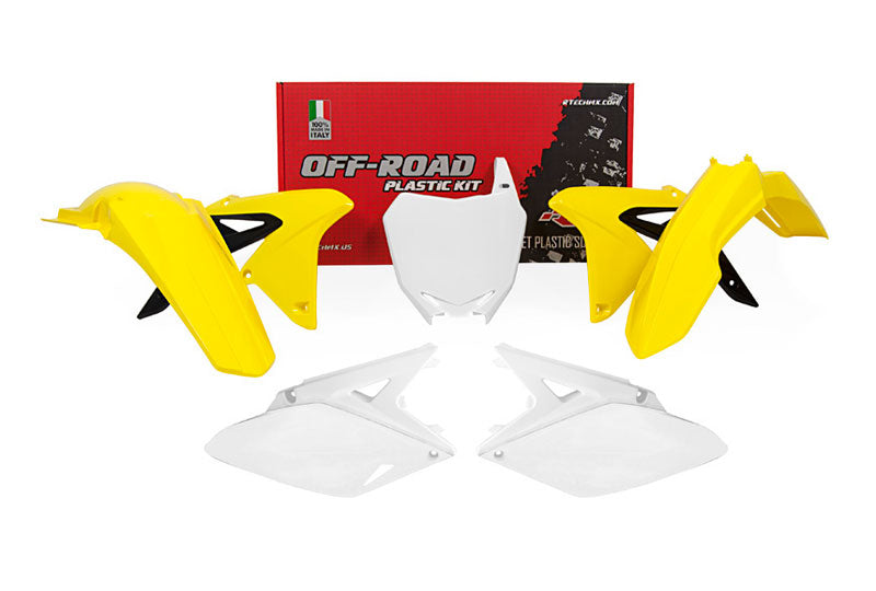 Plastic kit Suzuki RMZ 250 2010-2018 - Yellow Black OEM '18